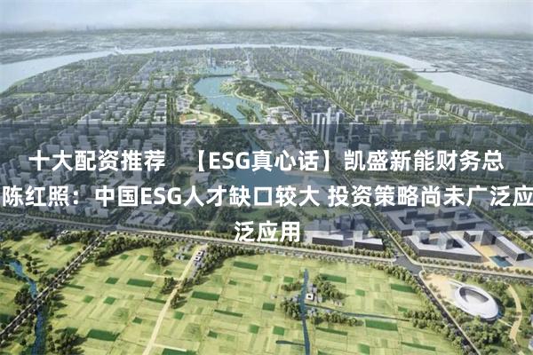 十大配资推荐   【ESG真心话】凯盛新能财务总监陈红照：中国ESG人才缺口较大 投资策略尚未广泛应用