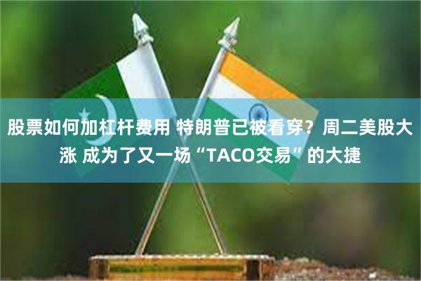 股票如何加杠杆费用 特朗普已被看穿？周二美股大涨 成为了又一场“TACO交易”的大捷