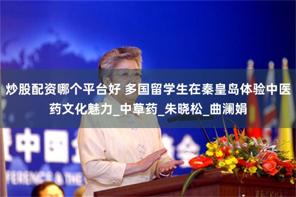 炒股配资哪个平台好 多国留学生在秦皇岛体验中医药文化魅力_中草药_朱晓松_曲澜娟